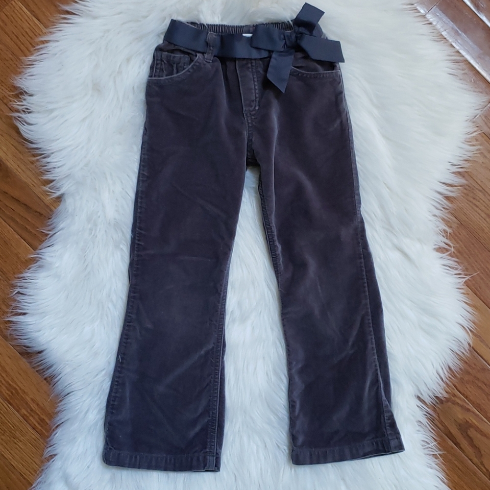 Old Navy 💗 Gray Velvet Pants Size 5T